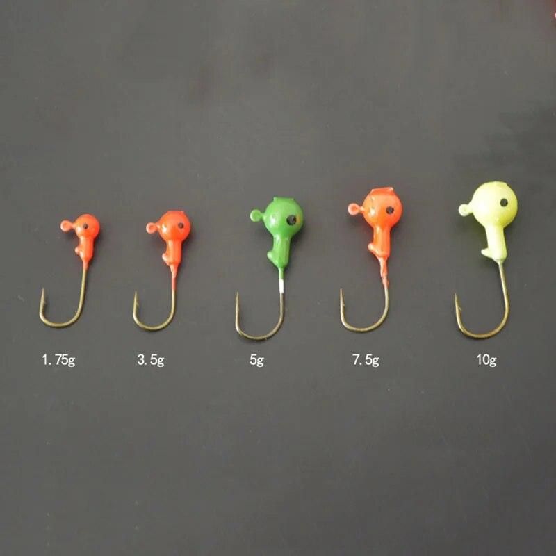 45Pcs/Lot 5 Specifications Anti-Corrosion Bait Tackle Accessories Fishing Hook High Quality Tackle  Lead Hooks Set