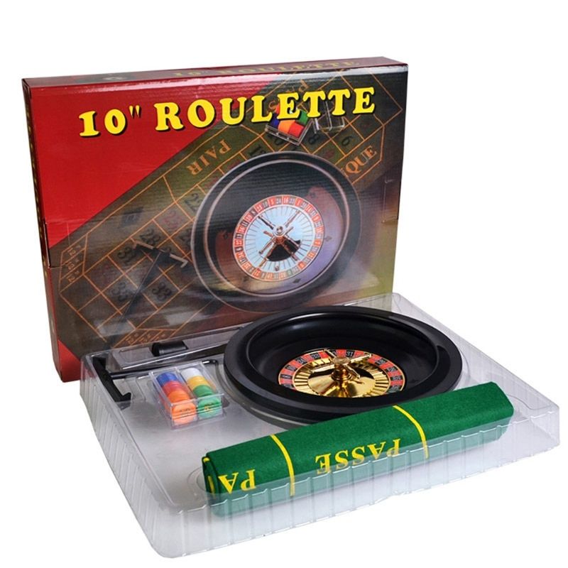 10 Inch Roulette Game Set Casino Roulette With Table Cloth