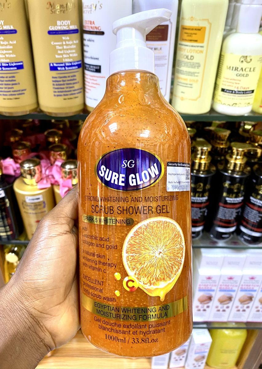 Sure Glow Whitening & Moisturizing Sugar Scrub Shower Gel