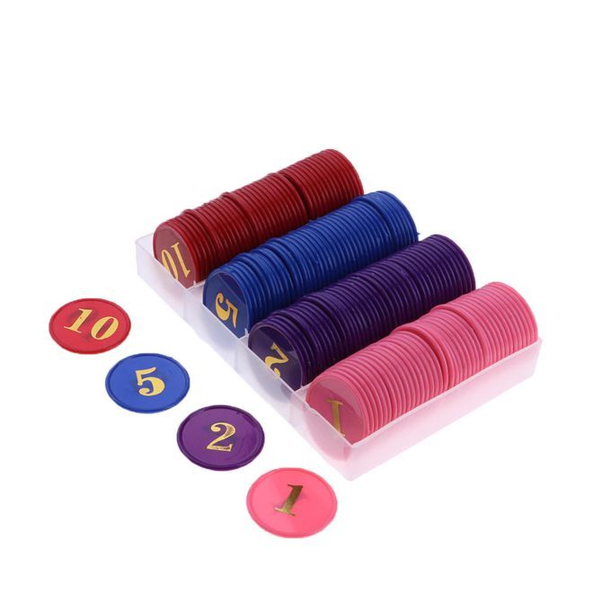 2x 160pcs Board Game Poker Chips Casino Game Recreation Money Chips