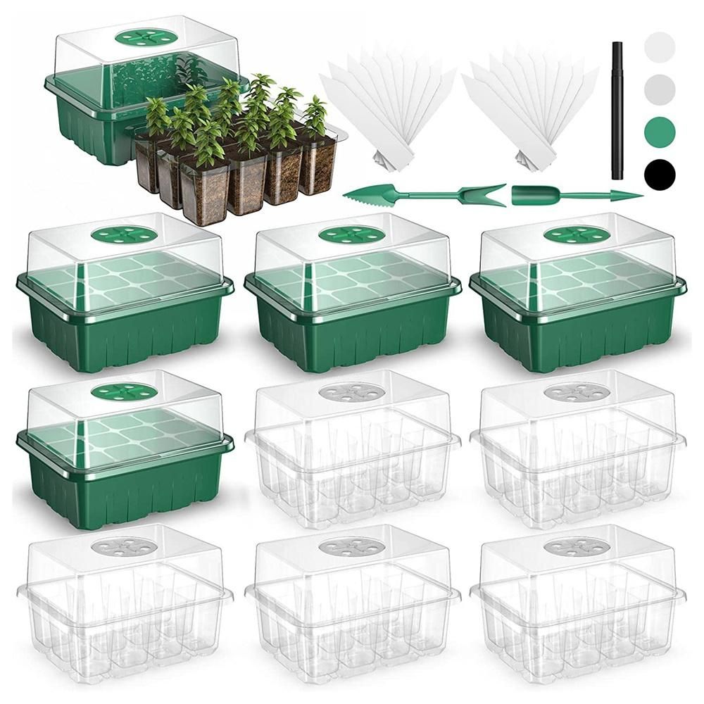 Seed Starter Tray for Greenhouse Propagator Seeds Plant