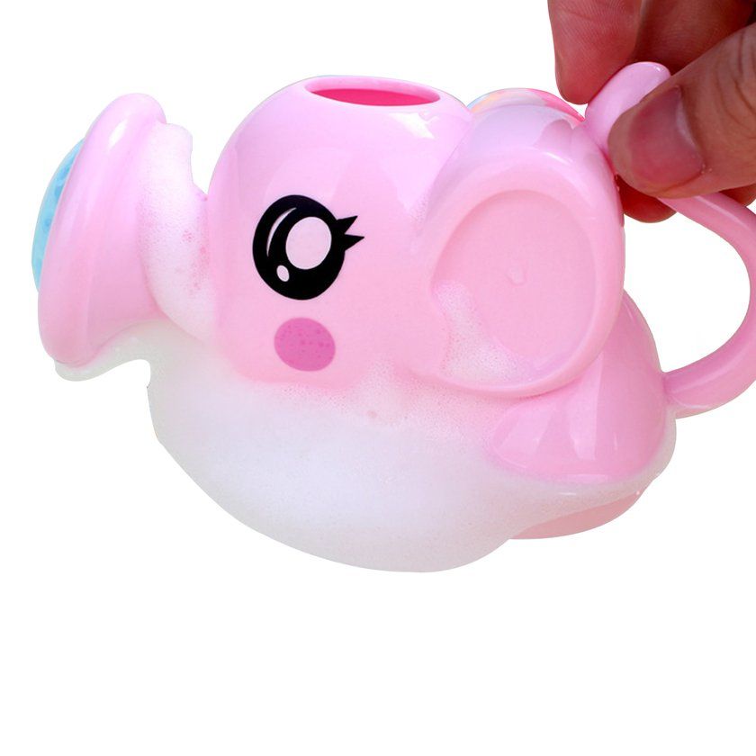 New  Ute Elephant Watering Pot Kid Bath Toy Bea H Play Water Sand Tool Toys-pink