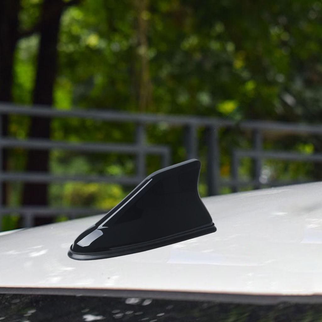 Shark Fin Antenna Universal Car Replacement AM FM Black