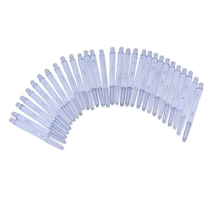 30 Pieces Universal Plastic 2BA Replacement Darts  - Transparent Blue