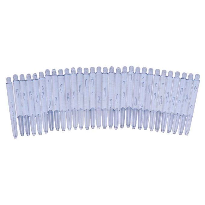 30 Pieces Universal Plastic 2BA Replacement Darts  - Transparent Blue