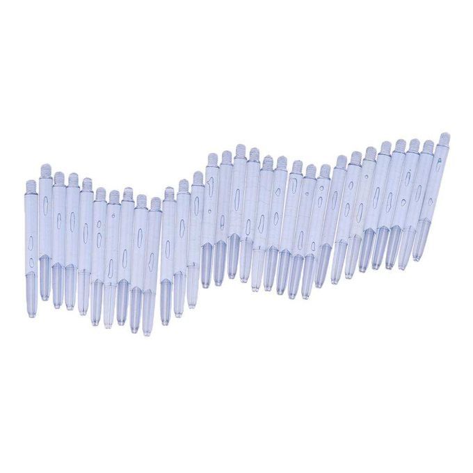 30 Pieces Universal Plastic 2BA Replacement Darts  - Transparent Blue
