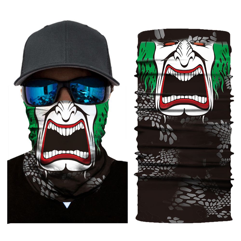 Cool Robot Skeleton Halloween Mask Scarf Joker Headband