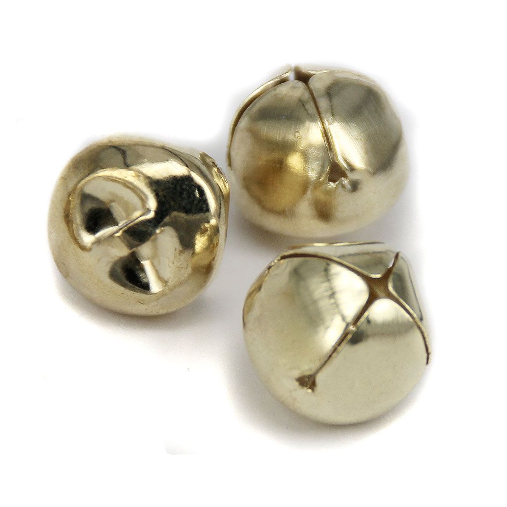 5x 100Pcs 15mm Iron Ball  Bells For Making Aeolian Bells
