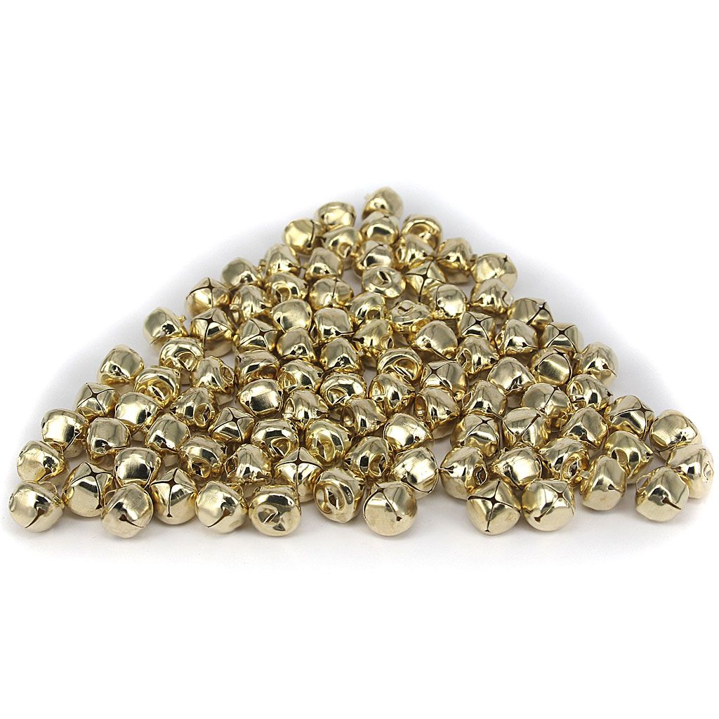 5x 100Pcs 15mm Iron Ball  Bells For Making Aeolian Bells