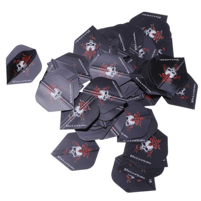 50Pcs/set Premium Standard Dart Flights Accessories Equipment For Red