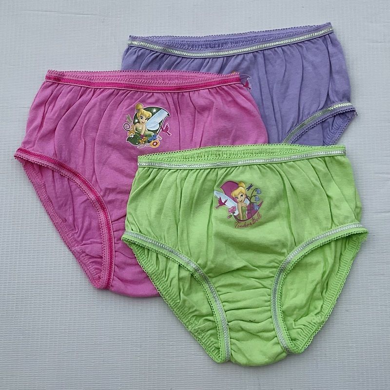Set Of 3 Fairies Girls Briefs