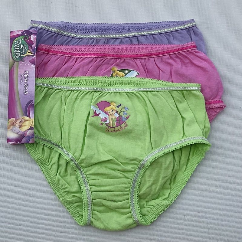 Set Of 3 Fairies Girls Briefs