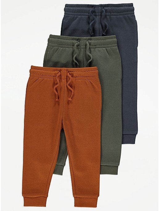 Plain Joggers 3 Pack