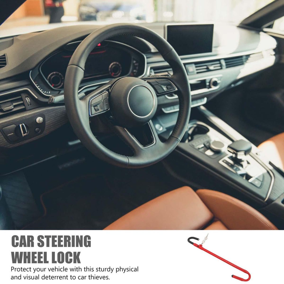 Car Steering Wheel Brake Lock Accessories For Automotive