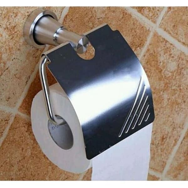 Toilet Tissue Holder - Silver Box