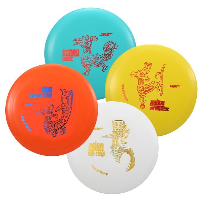 4 PCS Discs Golf Pro Set With Distance Driver Fairway