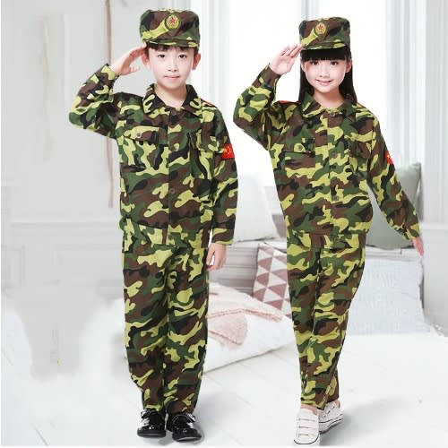 Military Camoflag Dress Up Costume