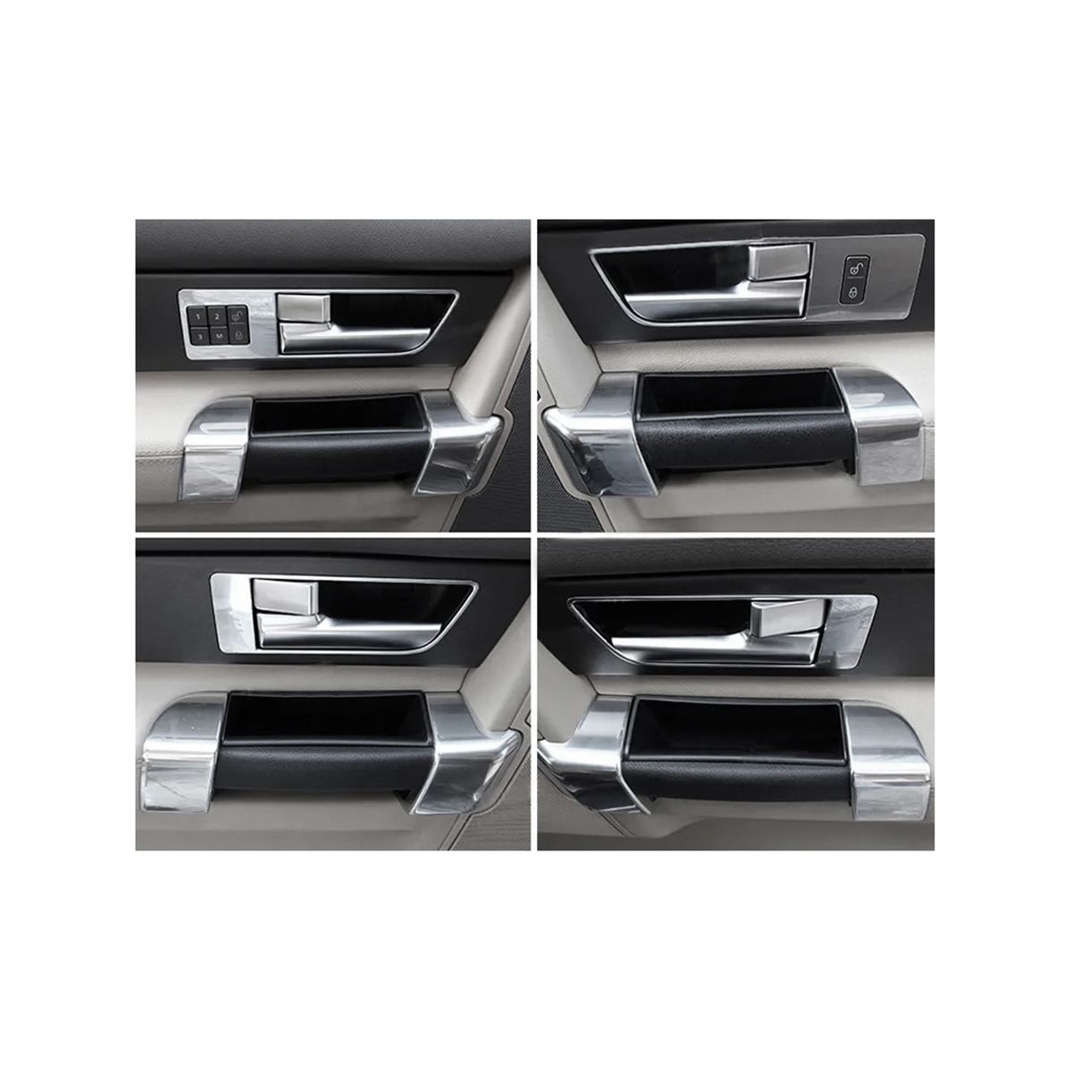 4Pcs Car Door Organizer Case for Land Rover Discovery 4 LR4