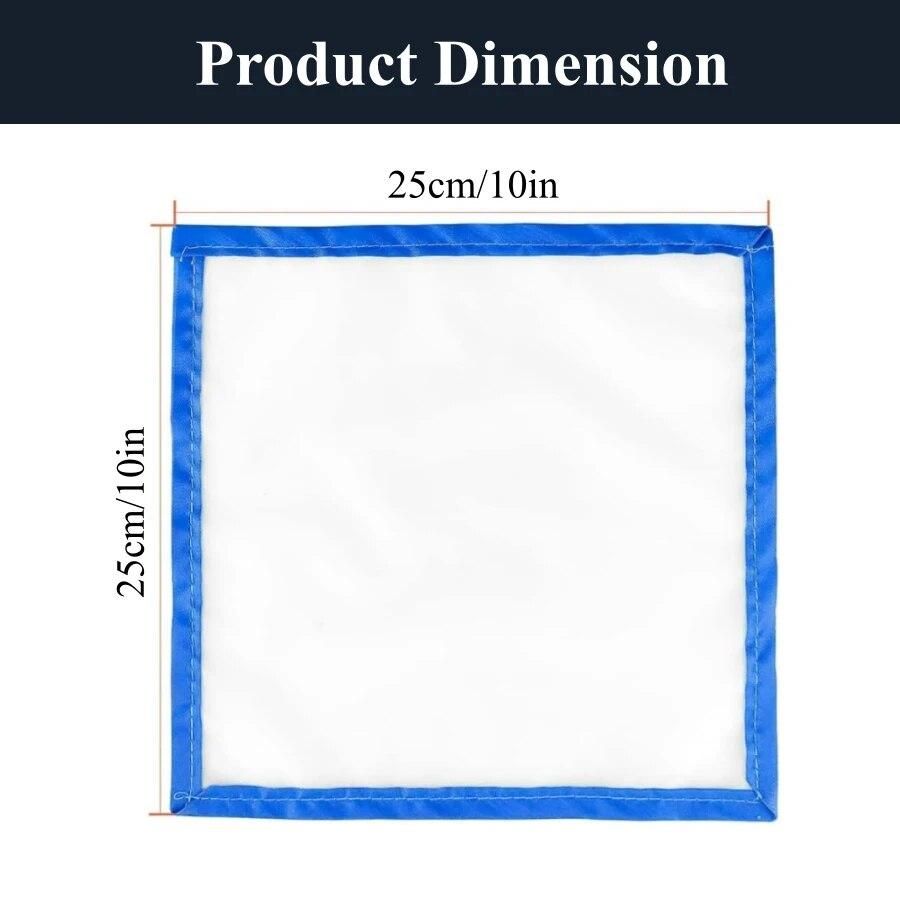 4PCS 25 Micron Bubble Bags Pressing Screen 25x25cm for Herbal Essence Bubble Ice Bag & Herbal Extractions