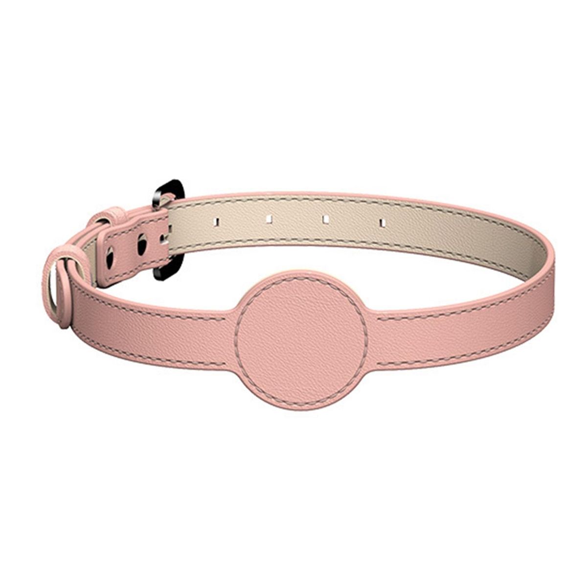 Waterproof Cat Collar Stylish Feline Gps Collar Waterproof for Airtag Pink