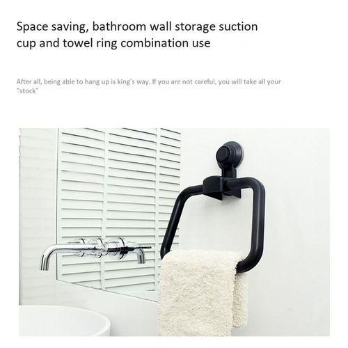 Towel Ring Vacuum Strong Suction Cup Punch Free