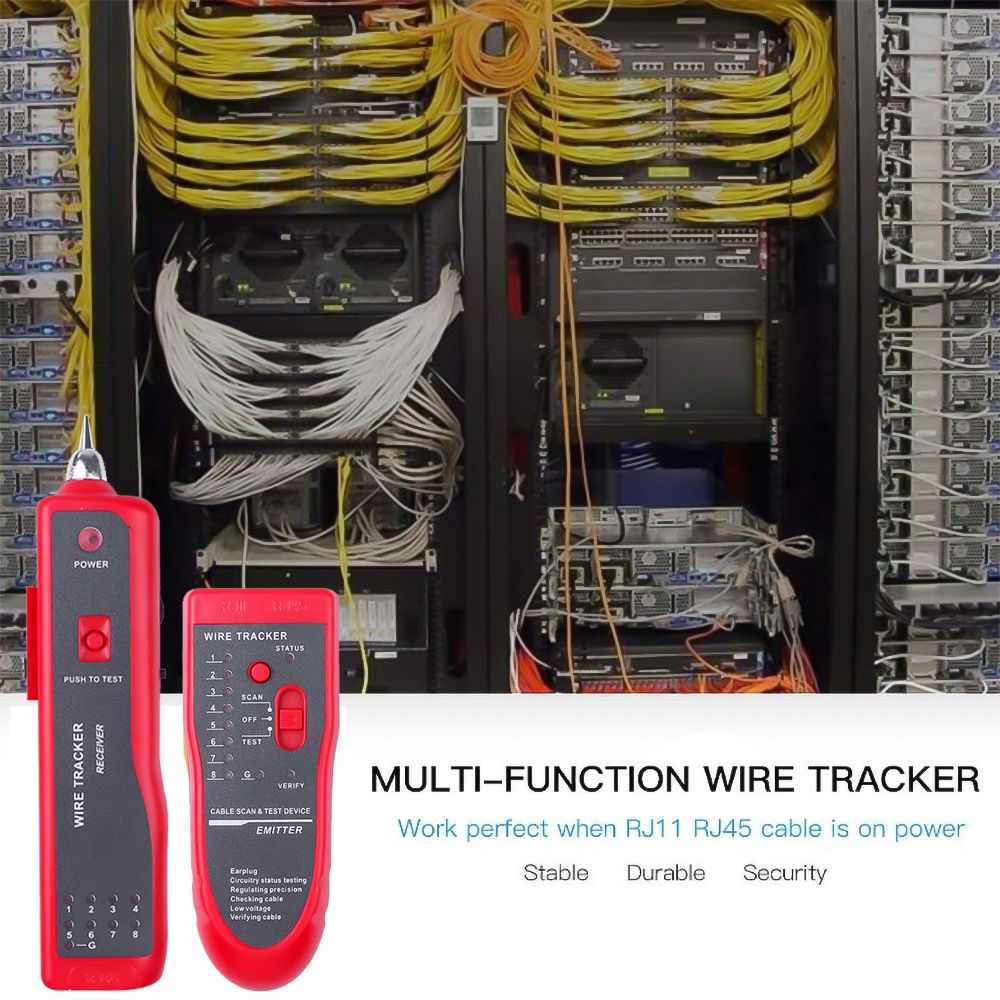 Kebidumei Telephone Wire Tracker Tracer Toner Ethernet LAN