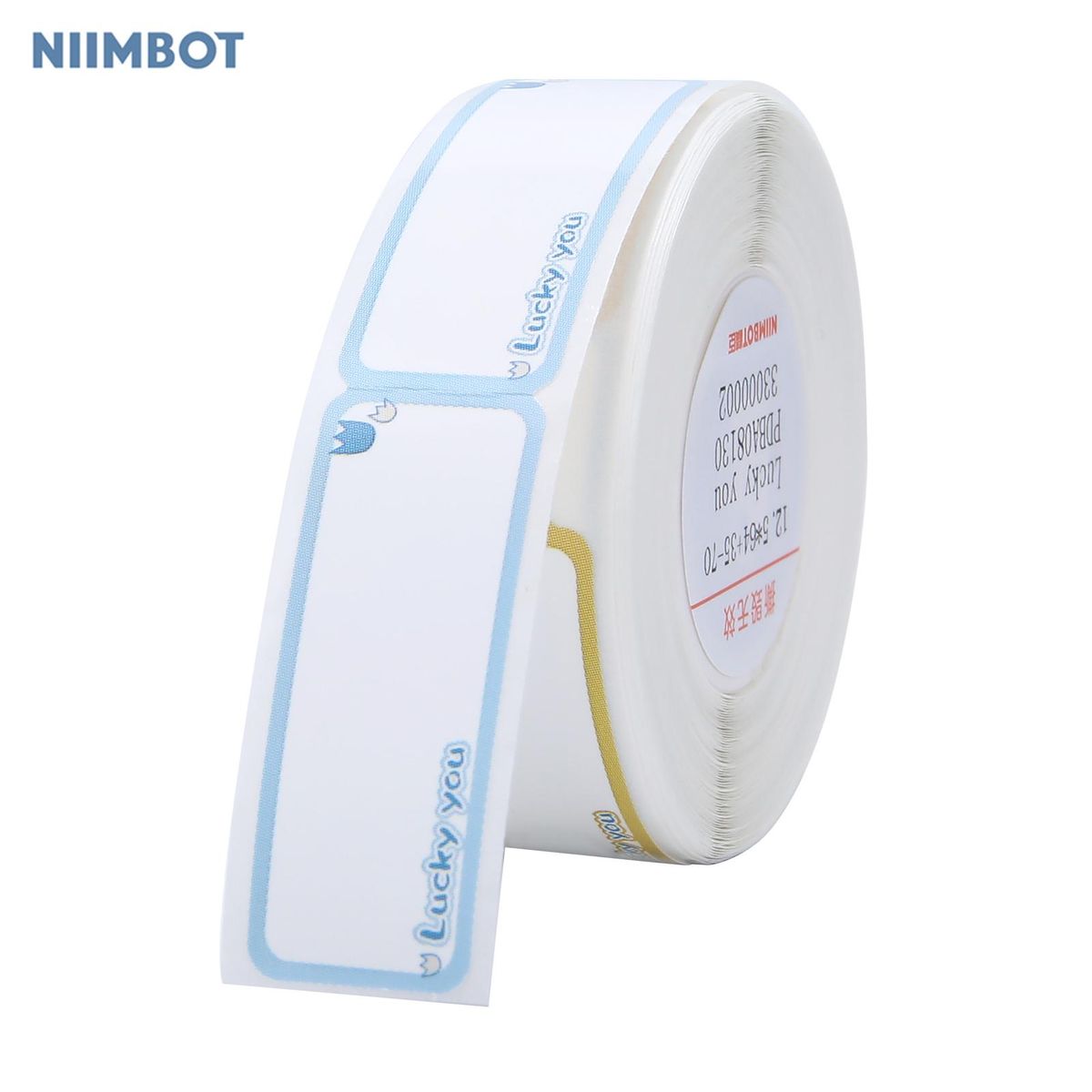 Niimbot Thermal Cable Label Paper for D11/D110/D101 Label Printer Barcode Price Size Name Blank Labels Waterproof Tear Resistant 12.5x99mm 70sheets/roll forPrice Tag Office Supplies Clothing Stores Cable Wires
