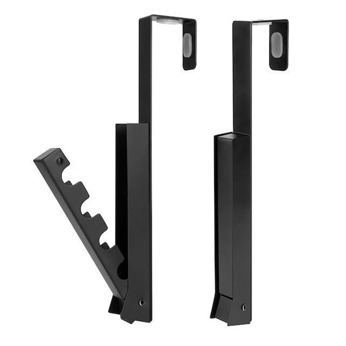 Space-saving Wall-mounted Coat Hanger Retractable Indoor for Bedroom Black