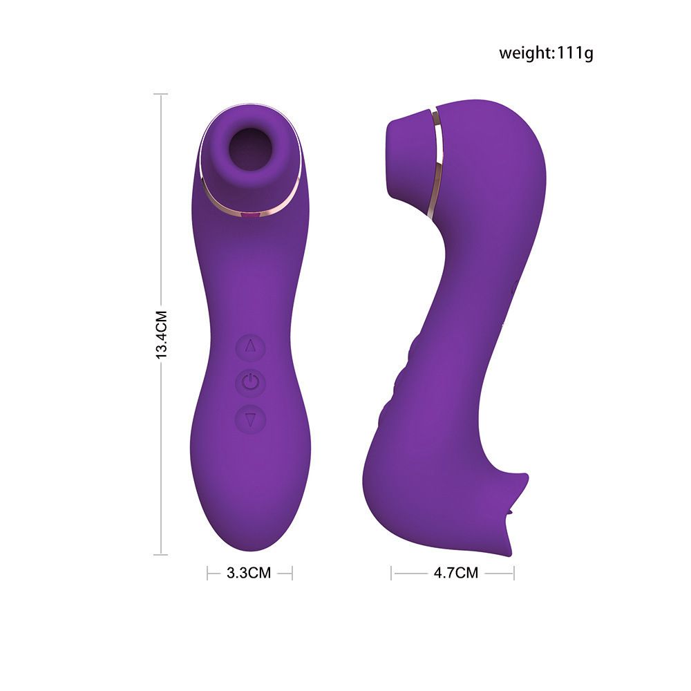 USB Magnetic Charging Vibrating Stick Sucking 10 Frequency