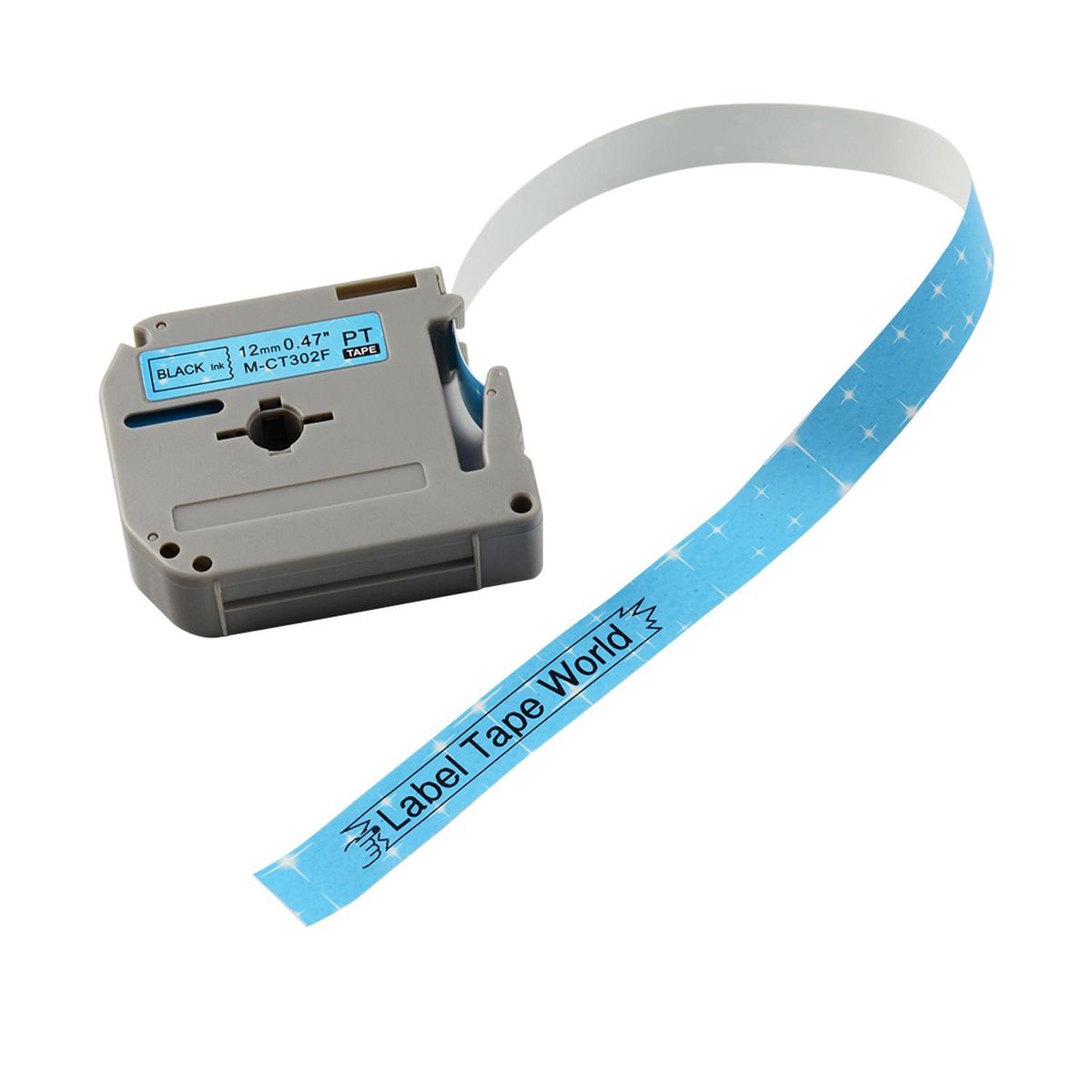 2 Rolls Self-Adhesive Label Tape Cartoon Series Label Maker Tape Laminated 0.47 Inch(12mm)x26.2 Feet(8m) Waterproof and Oil-Proof Compatible with Brother PT-65 Label Printer for Home Office Organization Cable