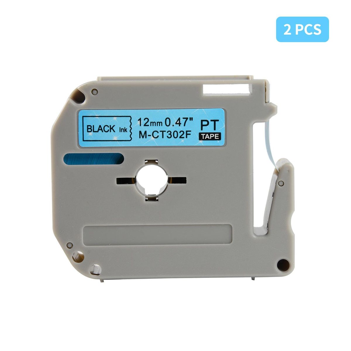 2 Rolls Self-Adhesive Label Tape Cartoon Series Label Maker Tape Laminated 0.47 Inch(12mm)x26.2 Feet(8m) Waterproof and Oil-Proof Compatible with Brother PT-65 Label Printer for Home Office Organization Cable
