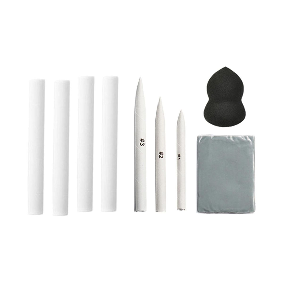 24x Sketch Drawing Art Set Painting Kneadable Eraser