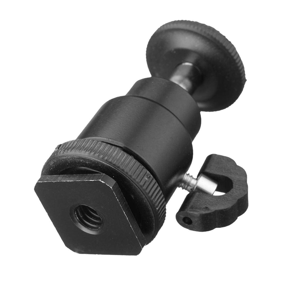 1/4" Hot Shoe Ball Head For Camera Tripod LED Light Flash Bracket Holder Mount