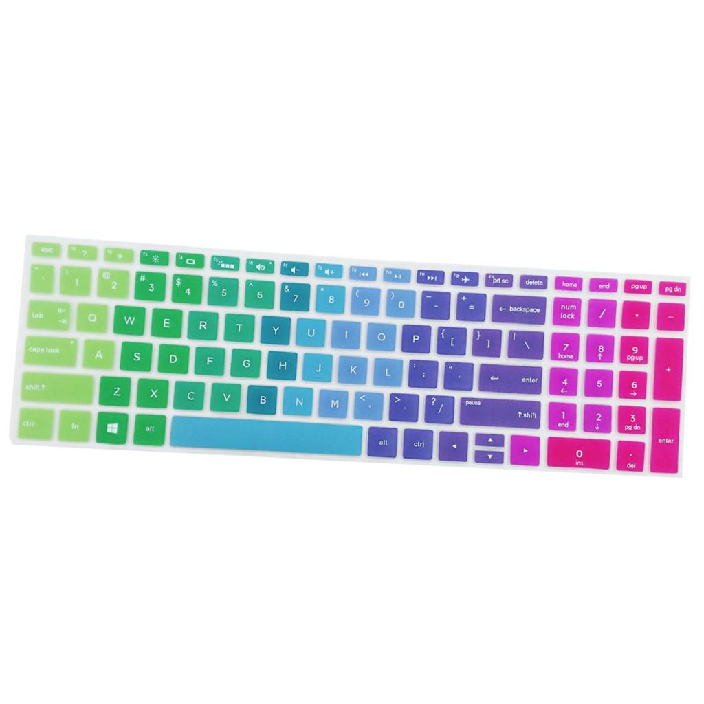 Silicone Notebook Keyboard   For HP 15 Rainbow 15.6 Inch