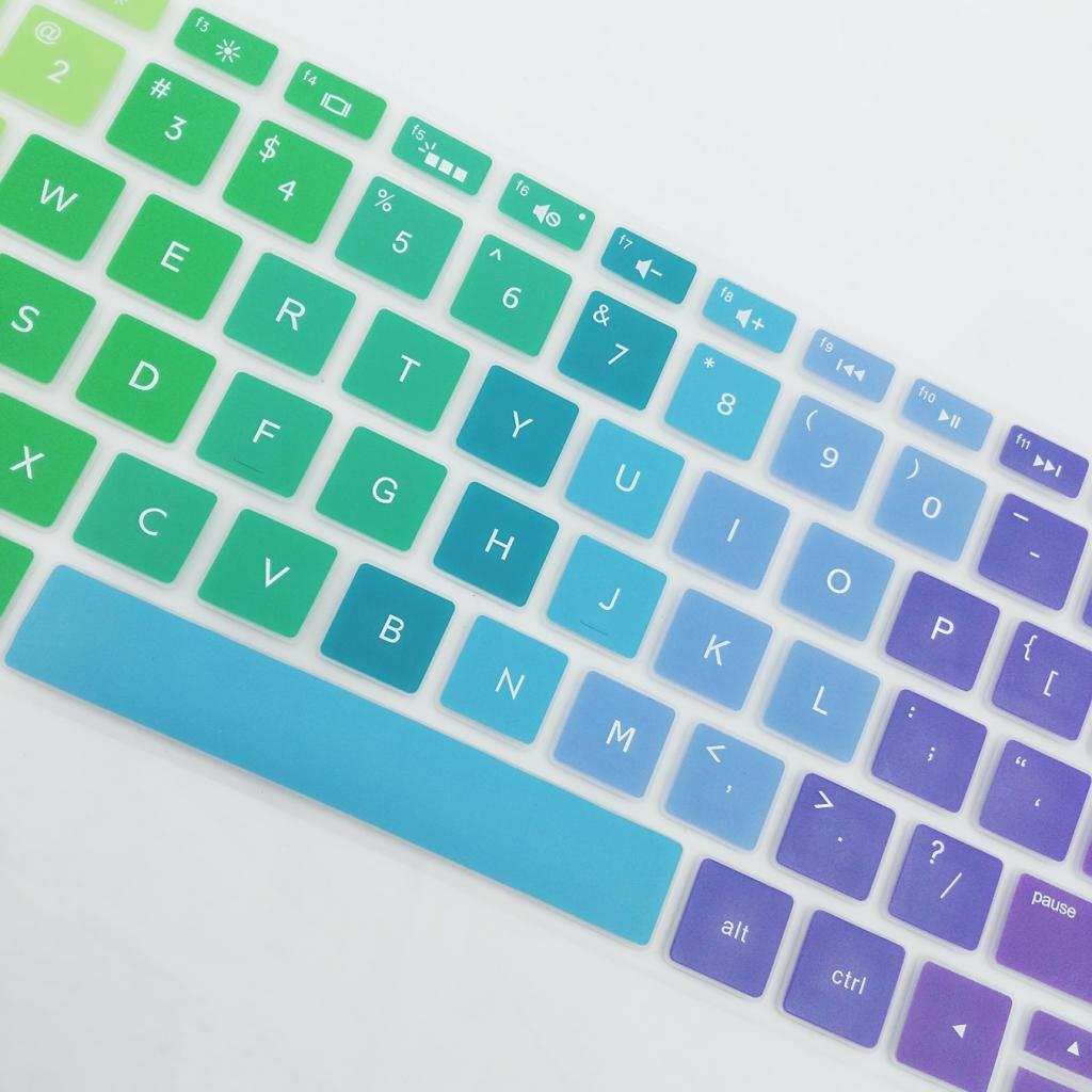 Silicone Notebook Keyboard   For HP 15 Rainbow 15.6 Inch