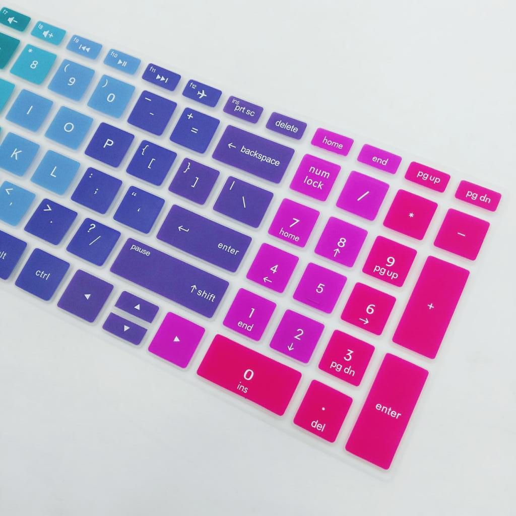 Silicone Notebook Keyboard   For HP 15 Rainbow 15.6 Inch