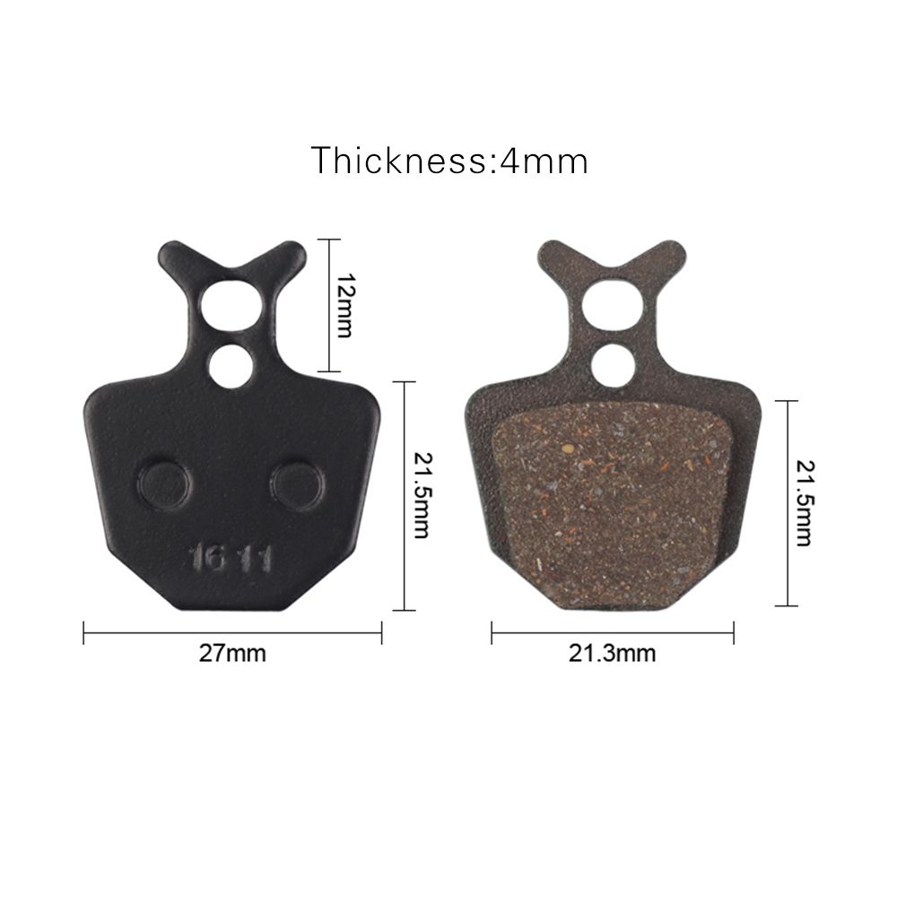 Pair Of Bicycle Resin Disc Brake Pads Disc Friction Plate