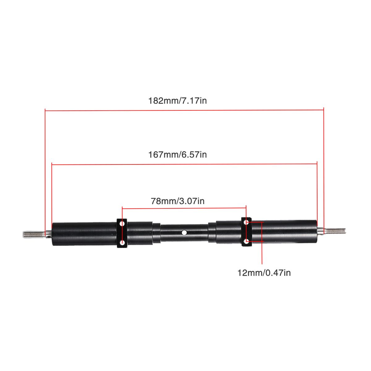 For Tamiya 1/10 RC Tractor Truck Trailer 167mm Rear Wheel