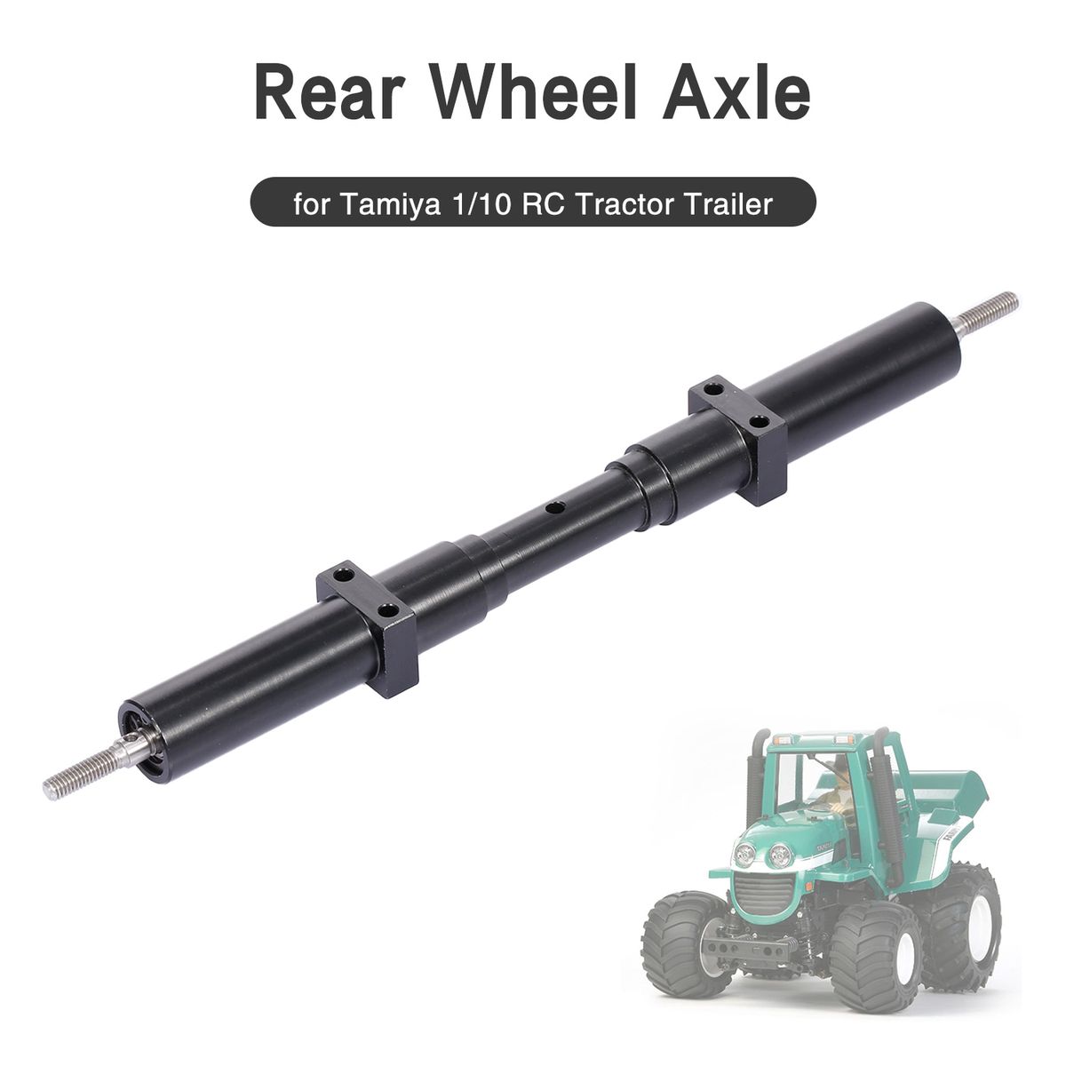 For Tamiya 1/10 RC Tractor Truck Trailer 167mm Rear Wheel