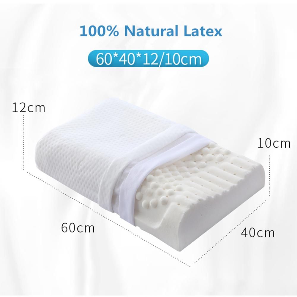Orthopedic Pillow Massage Latex Pillow for Sleeping Neck Pain Relief Cervical Bed Pillow