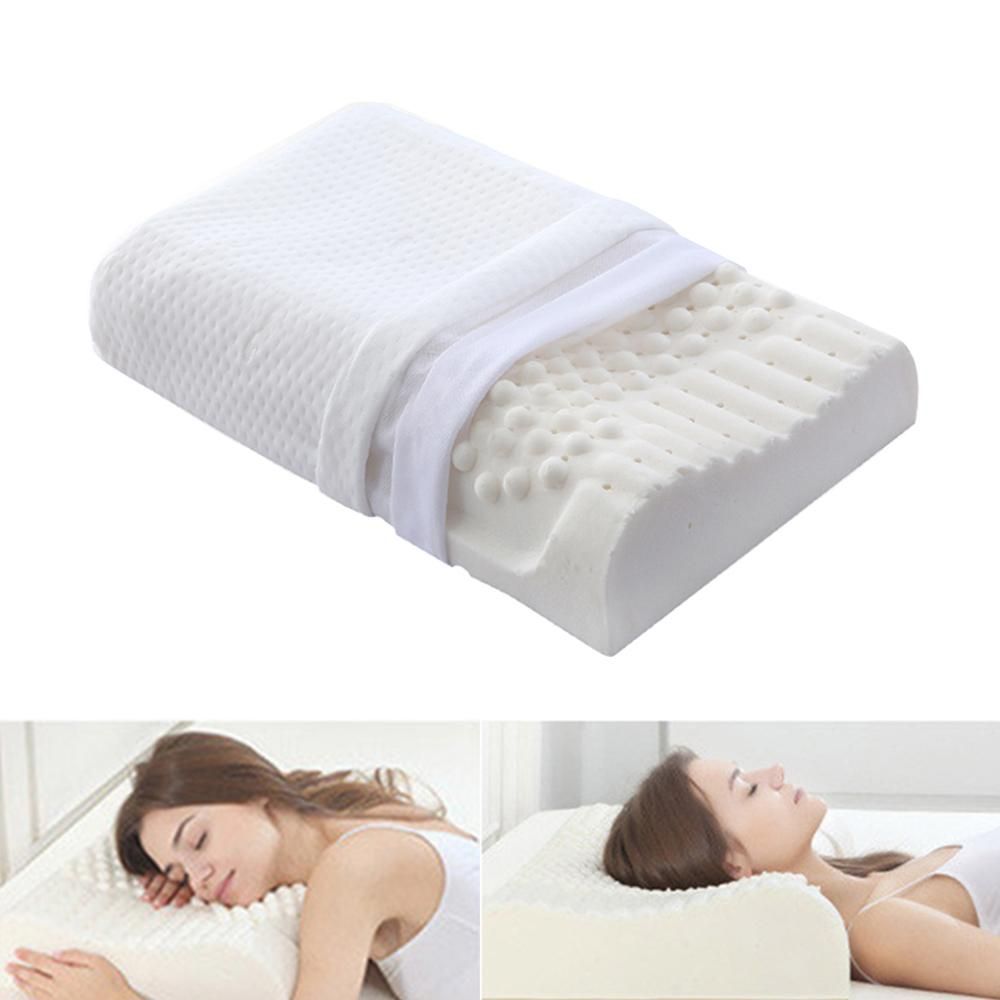 Orthopedic Pillow Massage Latex Pillow for Sleeping Neck Pain Relief Cervical Bed Pillow