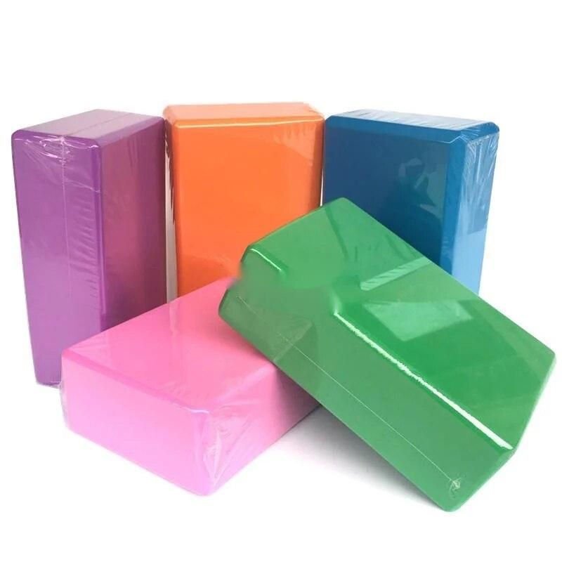 Yoga Brick EVA Foam Dance Practice Split Leg Auxiliary Training Brick Portable Fitness Equipment Sport Yoga Blocks
