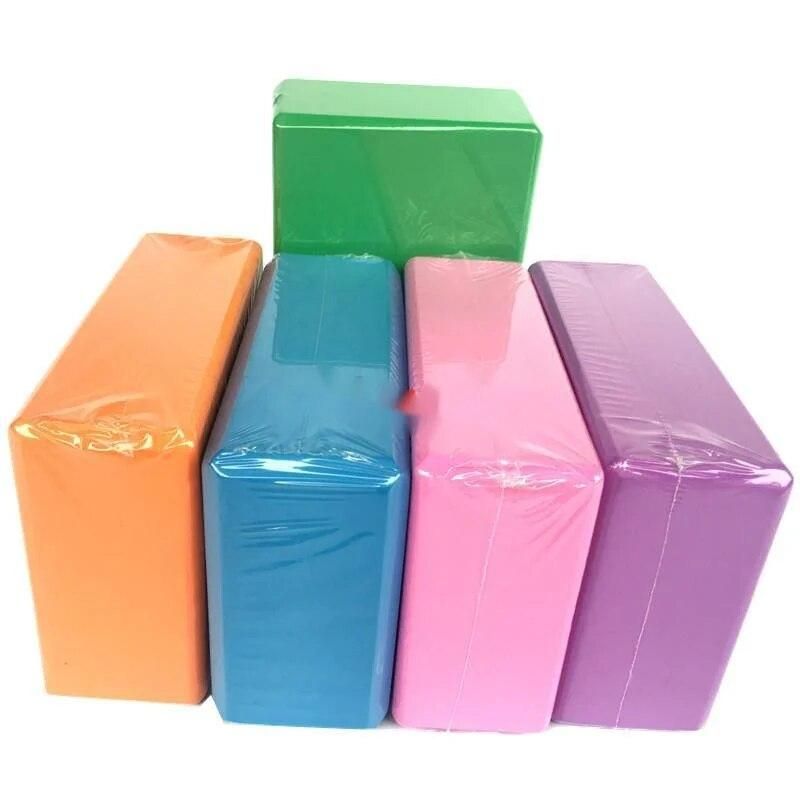 Yoga Brick EVA Foam Dance Practice Split Leg Auxiliary Training Brick Portable Fitness Equipment Sport Yoga Blocks