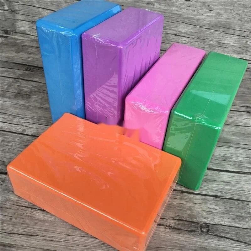 Yoga Brick EVA Foam Dance Practice Split Leg Auxiliary Training Brick Portable Fitness Equipment Sport Yoga Blocks