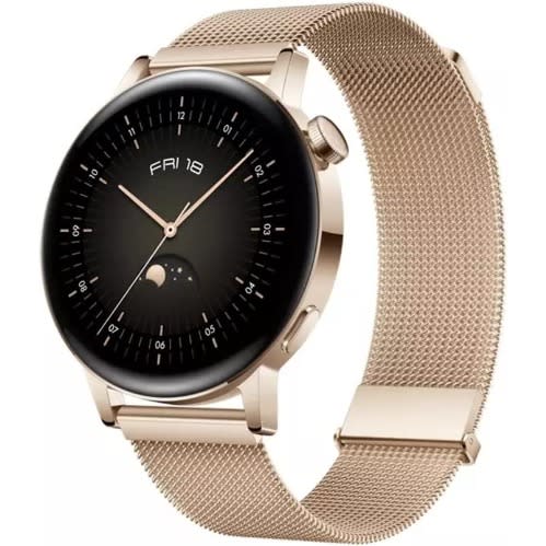 Watch GT 3 (42mm) GPS + Bluetooth Smartwatch - Gold