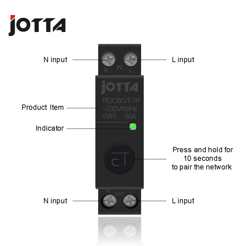 1P 2P 4P 50A 63A 80A 100A Din Rail WIFI Circuit Breaker