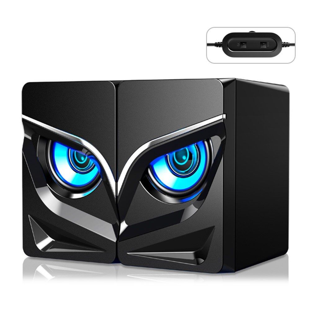 V128 Mini USB 2.1 Stereo Sound Speaker Desktop Computer