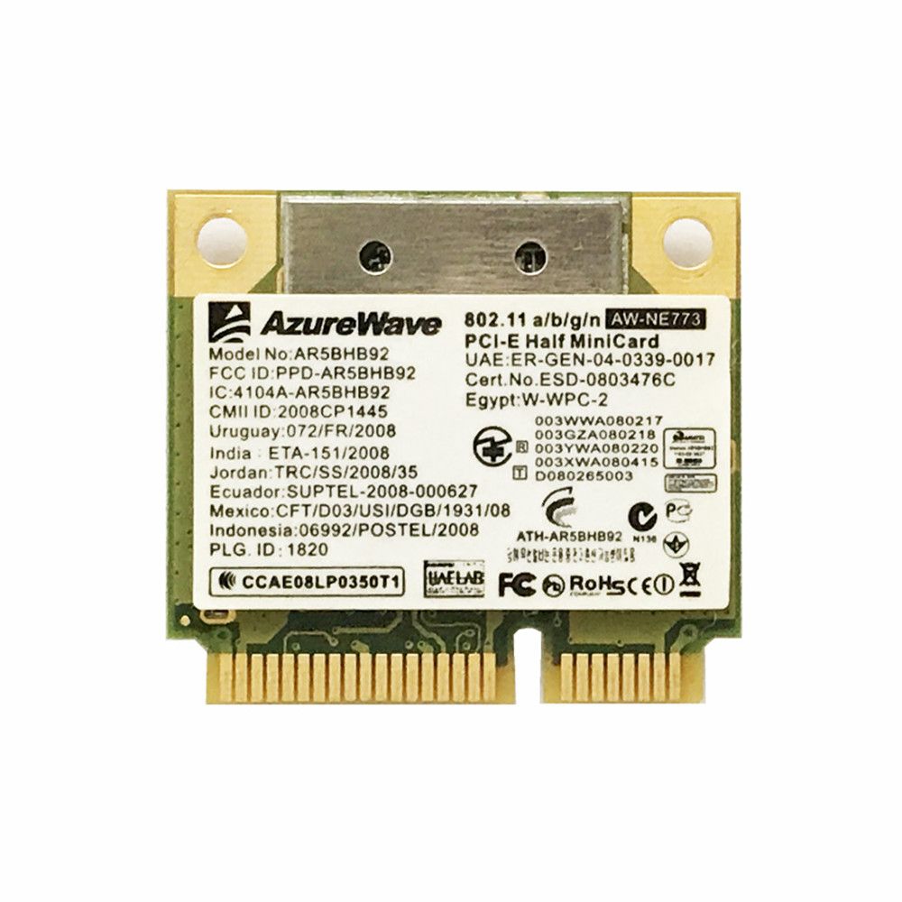 Atheros AR5BHB92 AR9280 Dual-Band 2.4G 5GHz 802.11a B G N