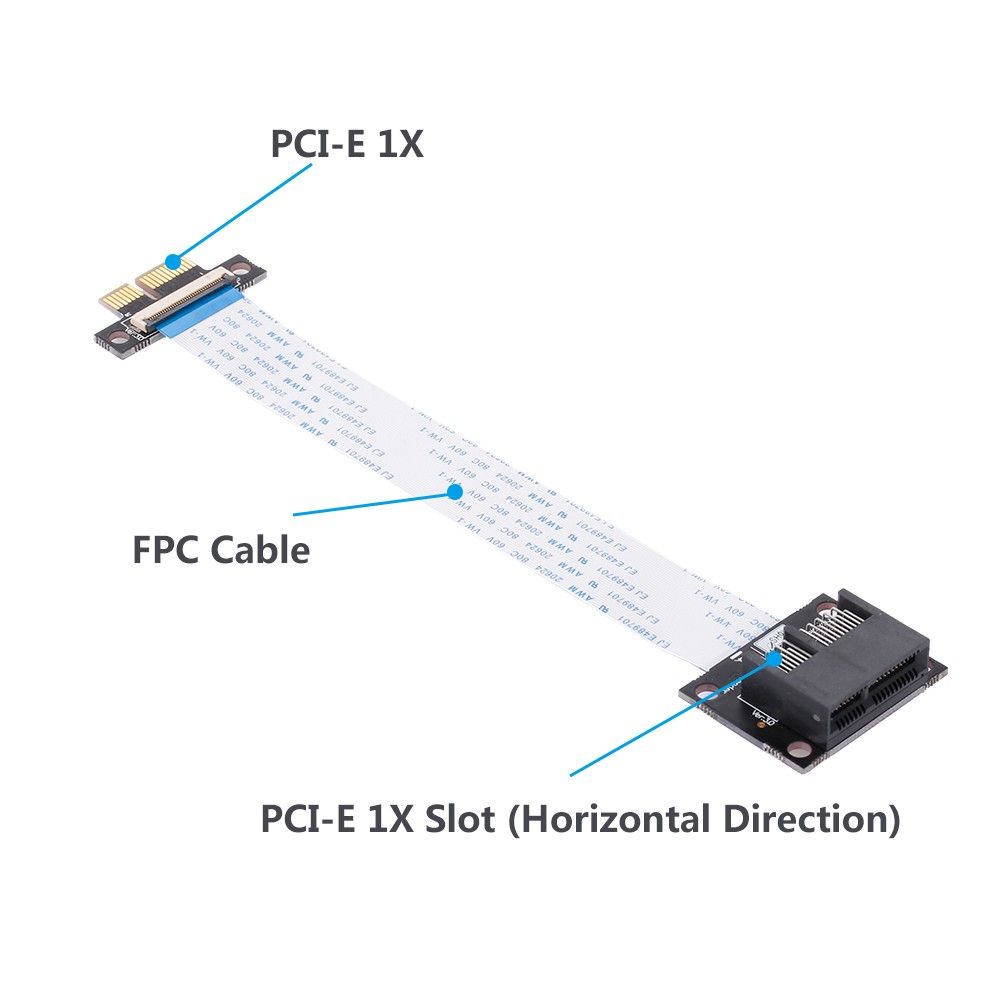 PCI-E 1X To 1X Extension Cable 36Pin Adapter Extender