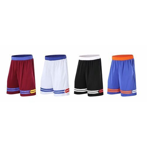 Loose Sports Stripe Summer Men Basketball Jersey Shorts